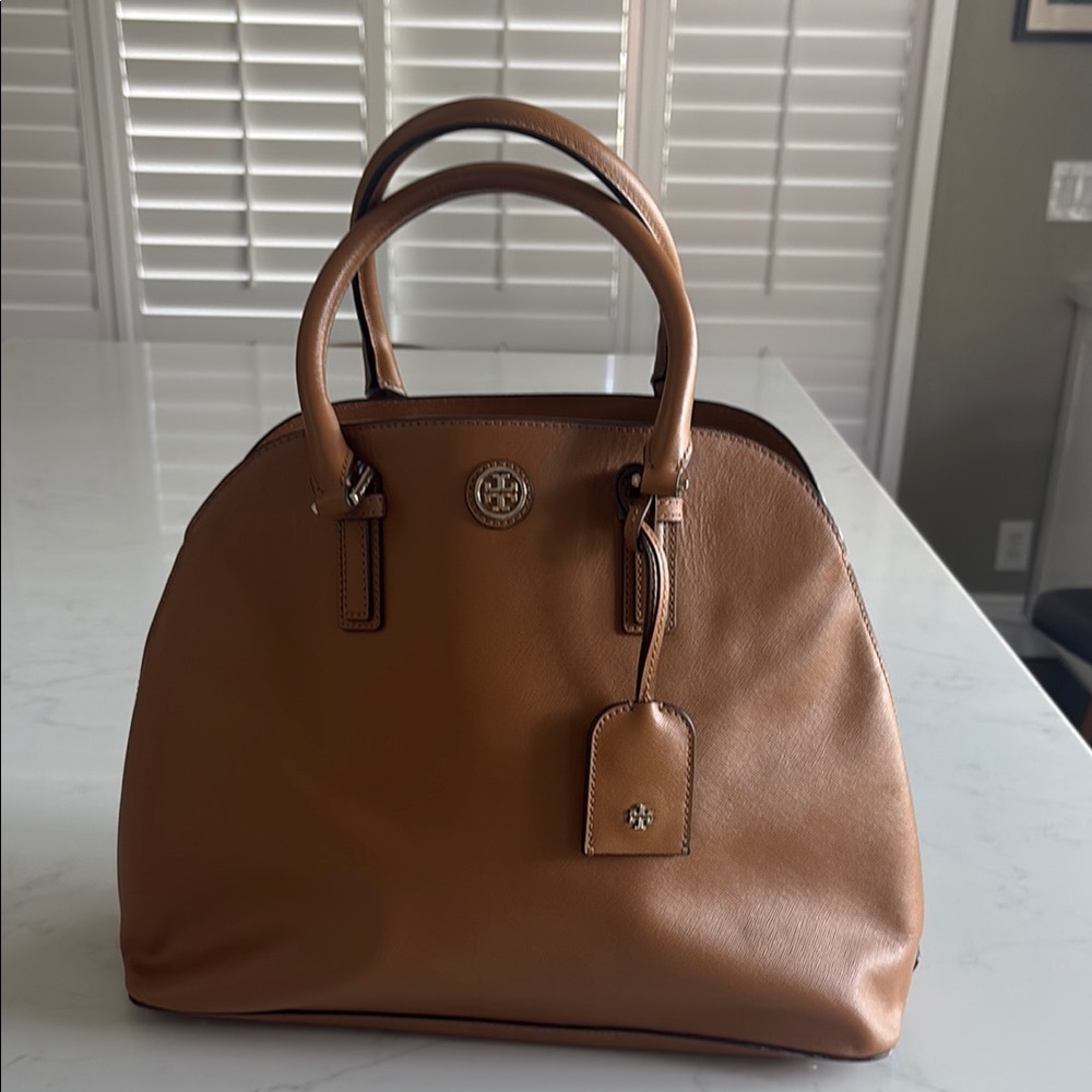 Tory Burch Tan Leather Satchel